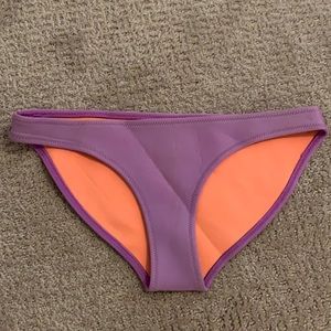 Triangl Purple Neoprene Bikini bottoms